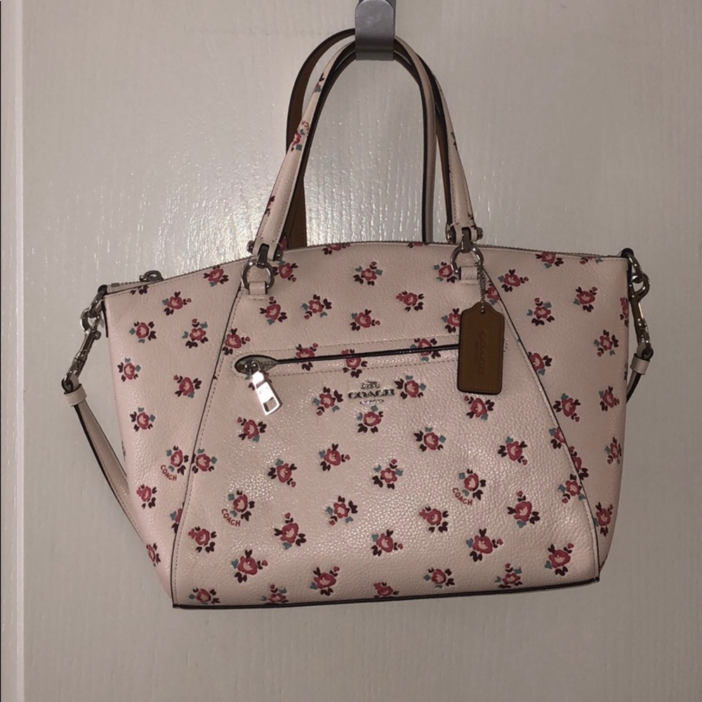 Brand new coach floral handbag NWT
